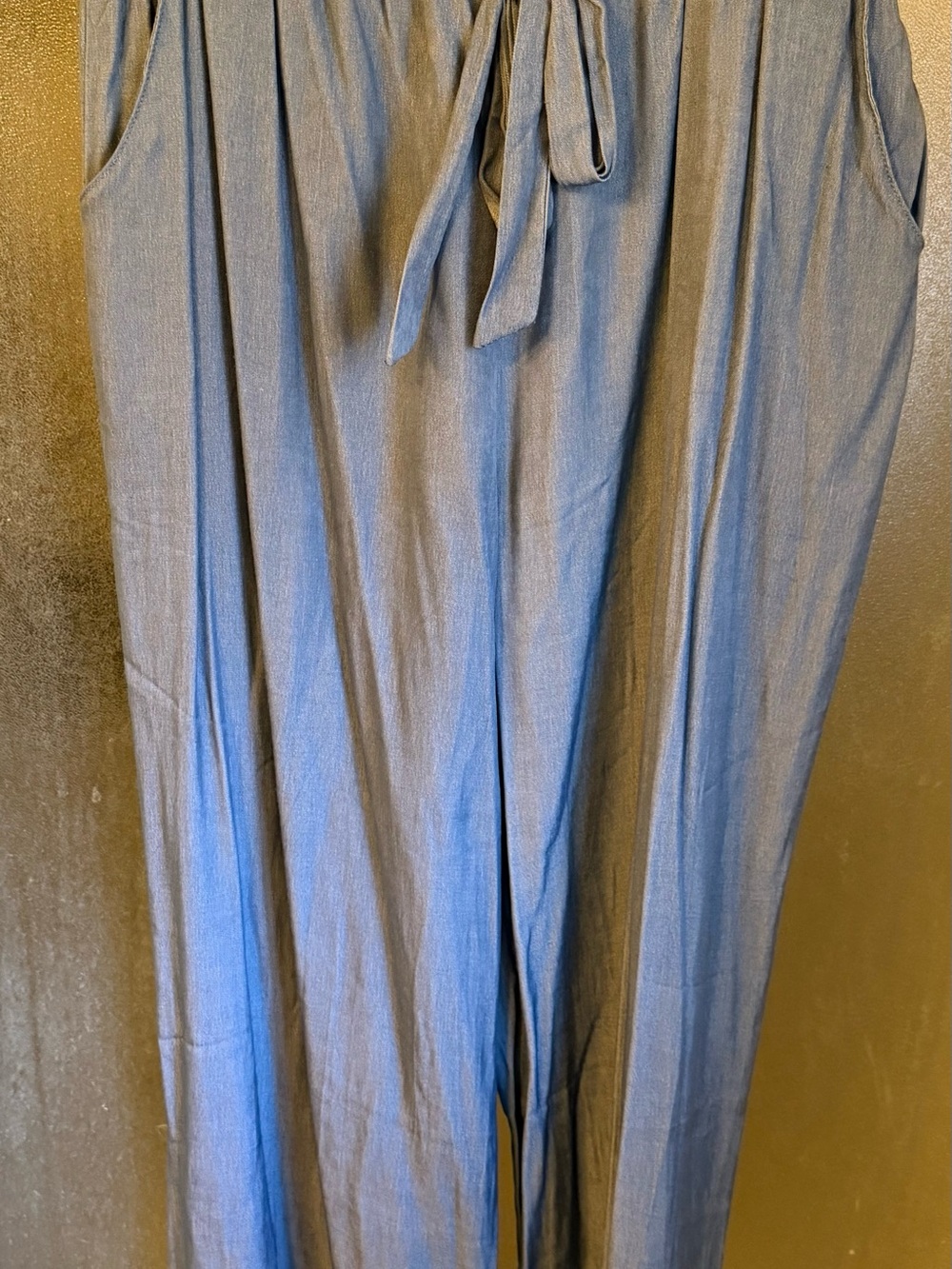 Size Large LuLaRoe Dianne wide leg paper bag pants